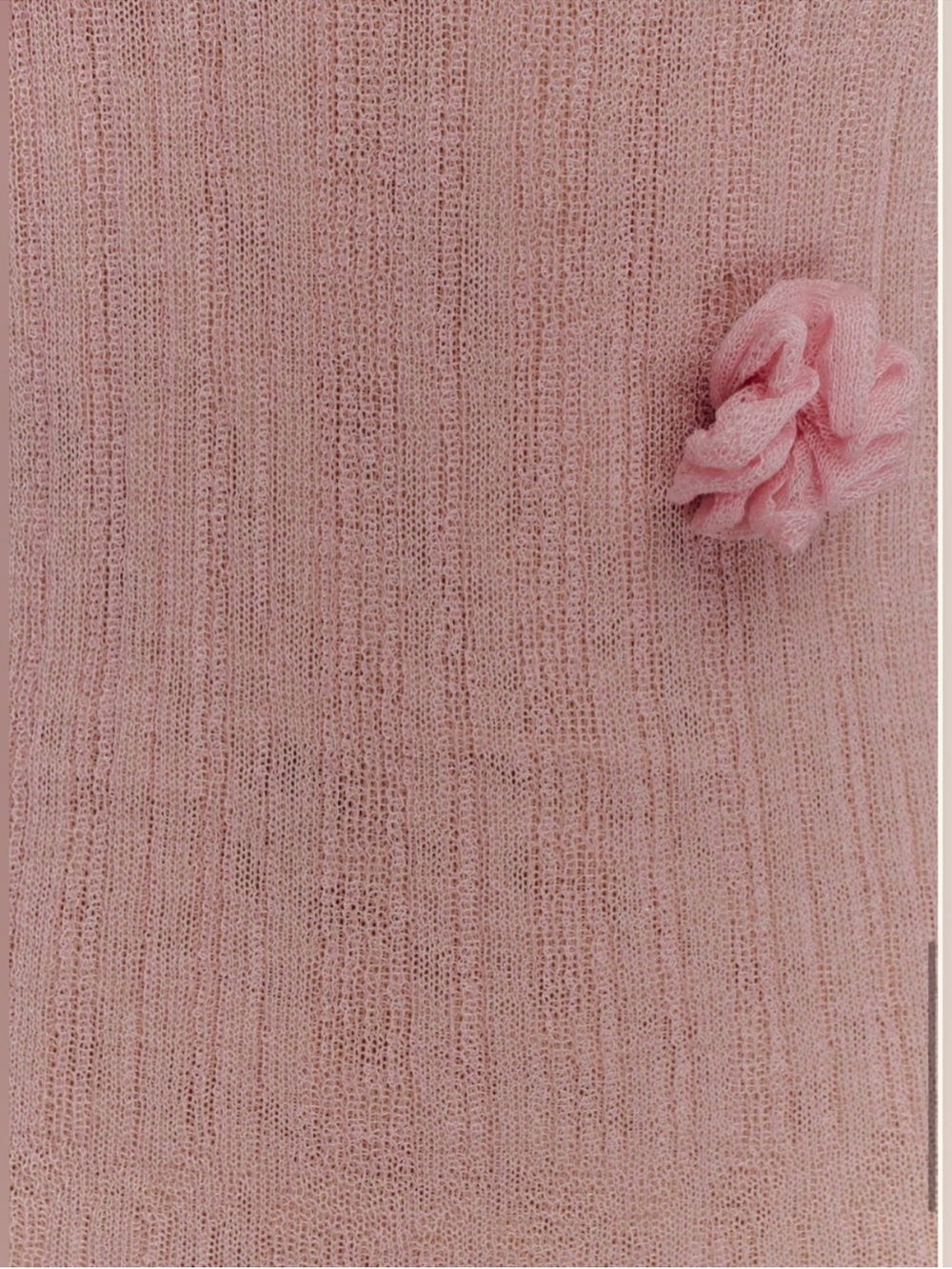 Meshki Blush Pink Off-Shoulder One-Shoulder Maxi Dress - Picture 3 of 5